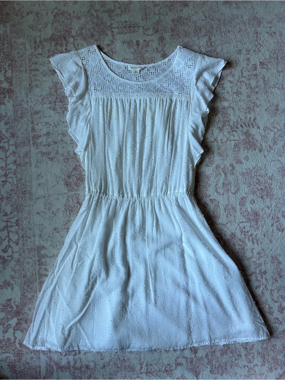 Flowy White Mini Dress